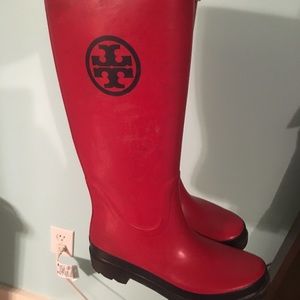 Tory Burch rain boots size 7